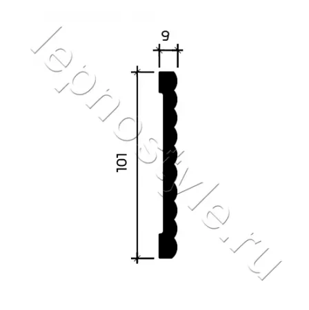 Молдинг Европласт 1.51.374