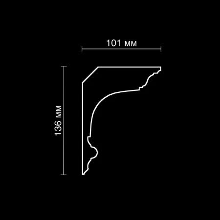 Карниз потолочный гипсовый Artpole SK118N