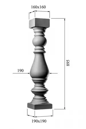 Балясина DECORUS BL-017