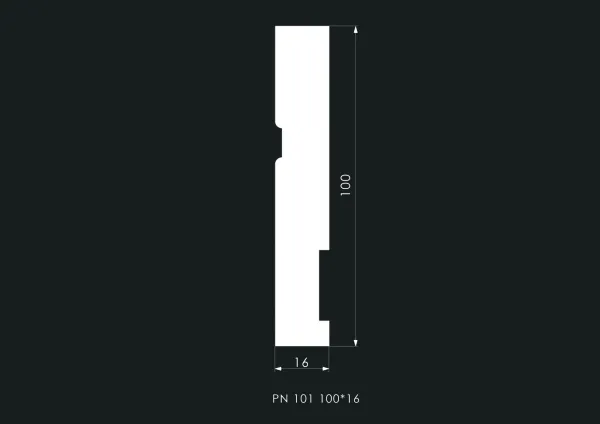 Плинтус напольный Evrowood PN 101