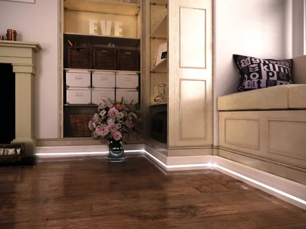 Плинтус напольный Evrowood PN 120 LED