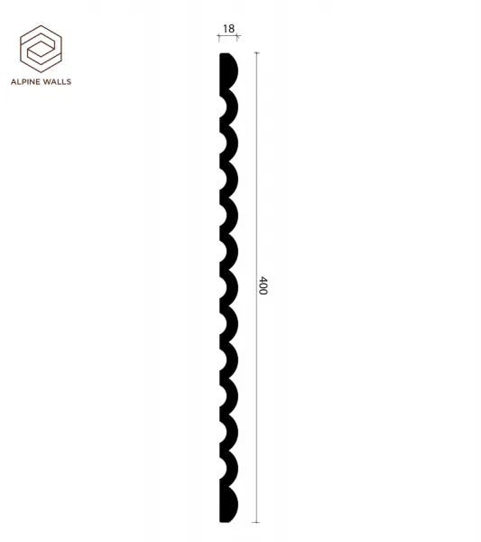 Декоративная панель ALPINE WALLS ECO7103