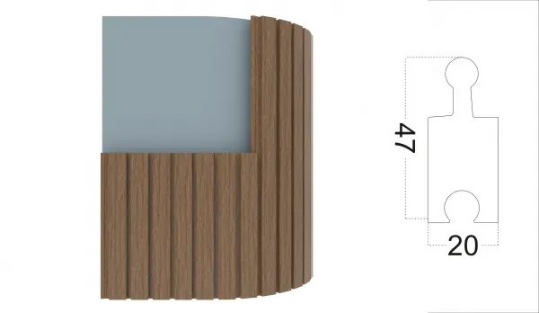 Рейка- брусок пазл для PAOLO ARTE Kr403B-7