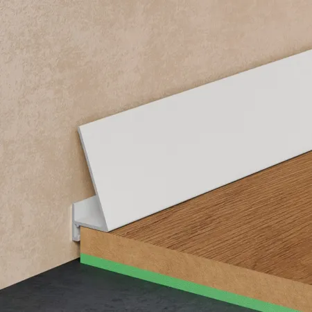 Микроплинтус Pro Design Corner 570 Белый муар