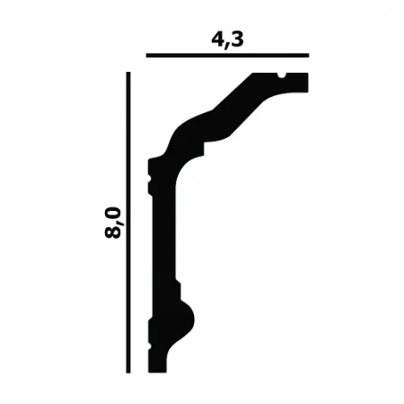 Карниз потолочный Перфект Plus Р92