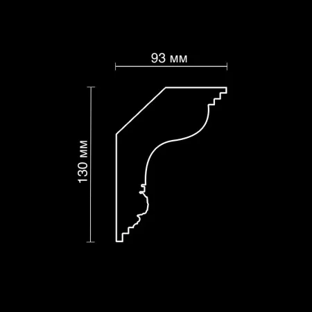 Карниз потолочный гипсовый Artpole SK114N