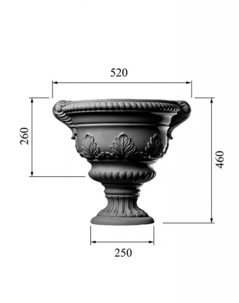 Вазон DECORUS VZ-007