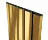 Комплект акуст.панелей, черный войлок, рейки ЭКОПОЛИМЕР желтое золото/2шт/600