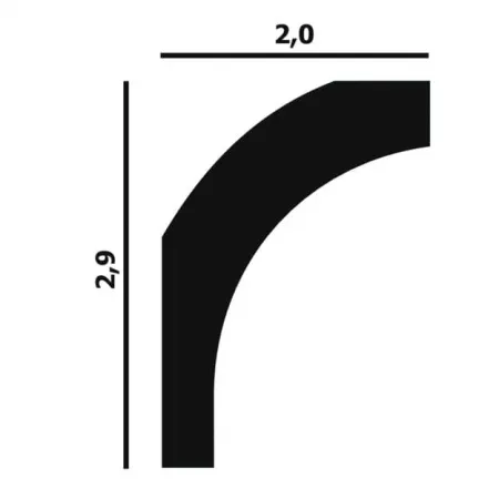 Карниз потолочный Перфект Plus Р36