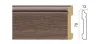 Плинтус напольный DECOR DIZAYN 005-81SH