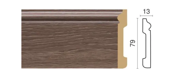 Плинтус напольный DECOR DIZAYN 005-81SH