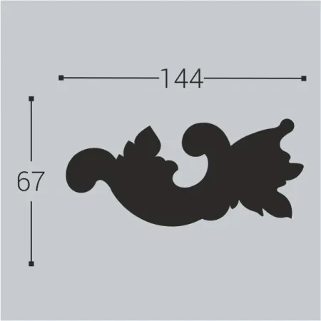 Угловой элемент Bello Deco М10Н1