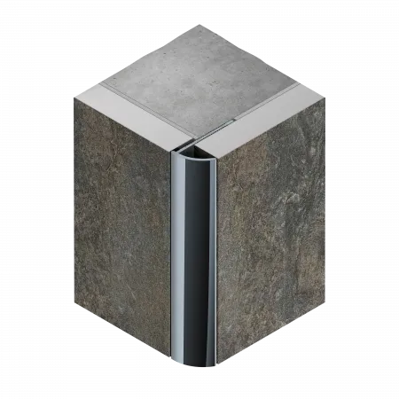 Профиль для плитки внешний гибкий 12мм (белый муар)