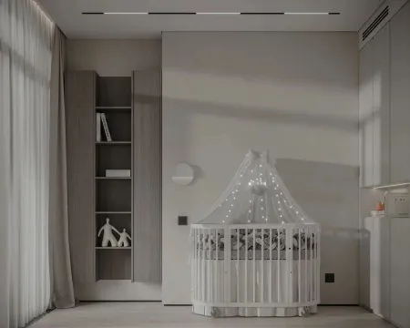 Теневой плинтус LACONISTIQ REGULAR 45 Чёрный муар