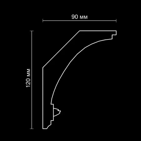 Карниз потолочный гипсовый Artpole SK276