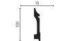 Плинтус напольный DECOR DIZAYN DD711