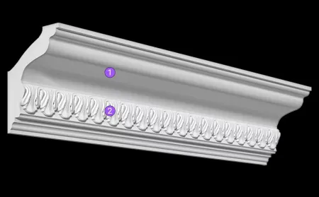 Карниз потолочный гипсовый Artpole SK144N