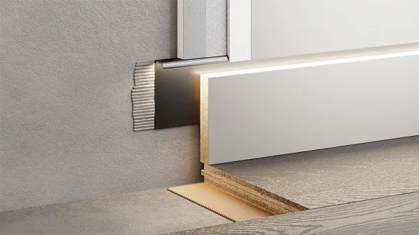 Скрытый профиль ФЕСО 80 МИНИ 50 мм RAL 9005 чёрный