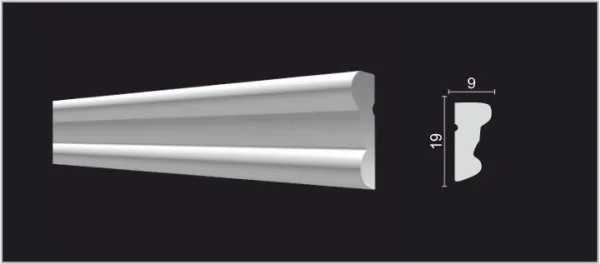 Молдинг DECOR DIZAYN DD25