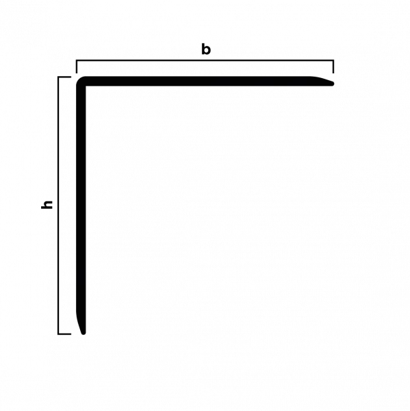 Защитный угол 30мм х 30мм NEEXY (коричневый блестящий)