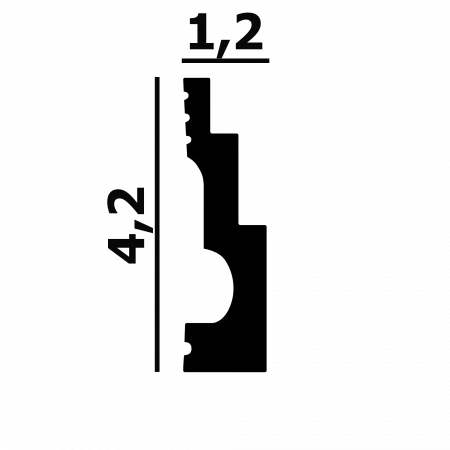 Молдинг Перфект Plus Р105
