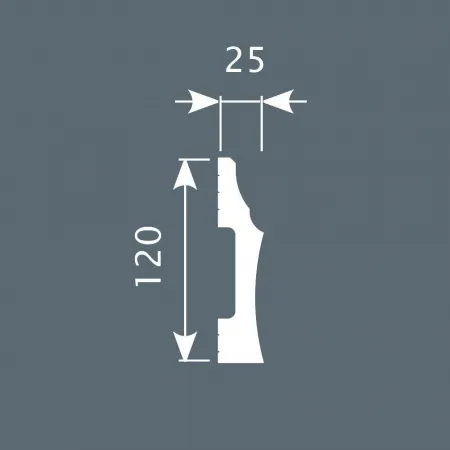 Плинтус напольный COSCA PX009