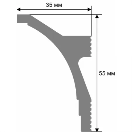 Карниз потолочный Artiva RT018