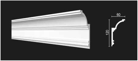 Карниз потолочный DECOR DIZAYN DD517