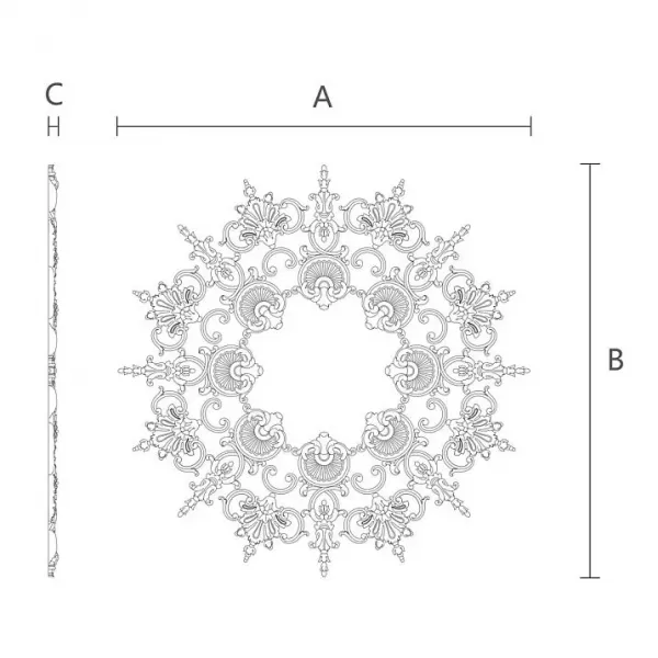 Розетка потолочная STAVROS CPU-070