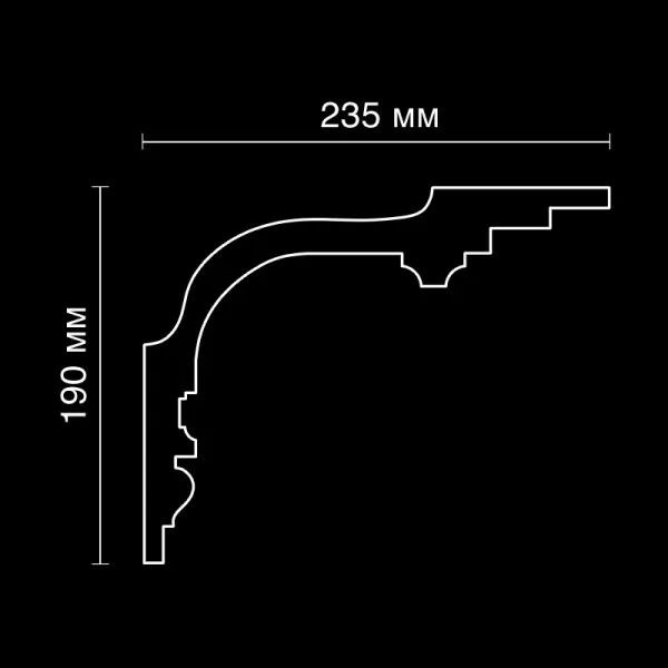 Карниз потолочный вентиляционный SKT79V