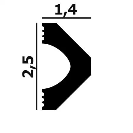 Молдинг Перфект Plus Р134-2800