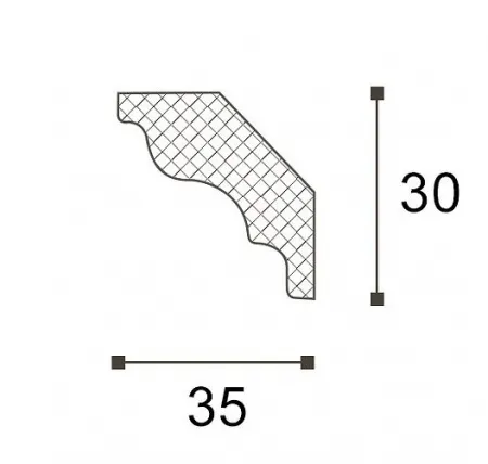 Карниз потолочный NMС LX32 (MK)