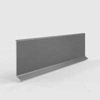 Плинтус алюминиевый LACONISTIQ Adhesive 60мм Серебристый анод. (60*10*2500мм)