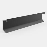 Теневой плинтус Pro Design Slim 723 Черный