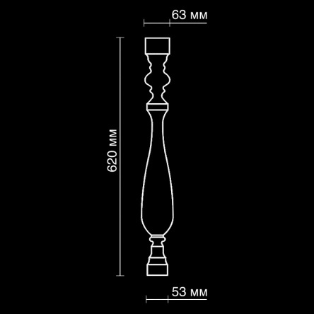 Балясина из гипса Artpole SBL2