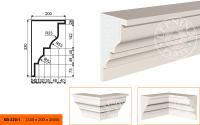 Фасадный карниз LEPNINAPLAST КВ-330/1