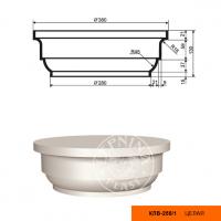 Капитель колонны LEPNINAPLAST КЛВ-255/1