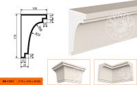 Фасадный карниз LEPNINAPLAST КВ-170/1