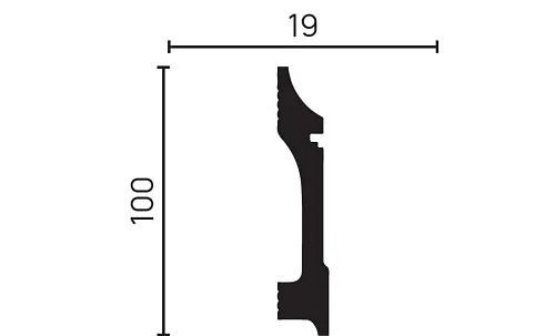 Плинтус напольный DECOR DIZAYN DD711