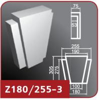 Фасадный  замковой камень "Лепнина Фасад" Z180/255-3