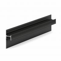 Теневой плинтус LACONISTIQ LIGHT 41, под подсветку , Чёрный муар