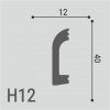 Плинтус напольный Де-Багет Н 12 40/12