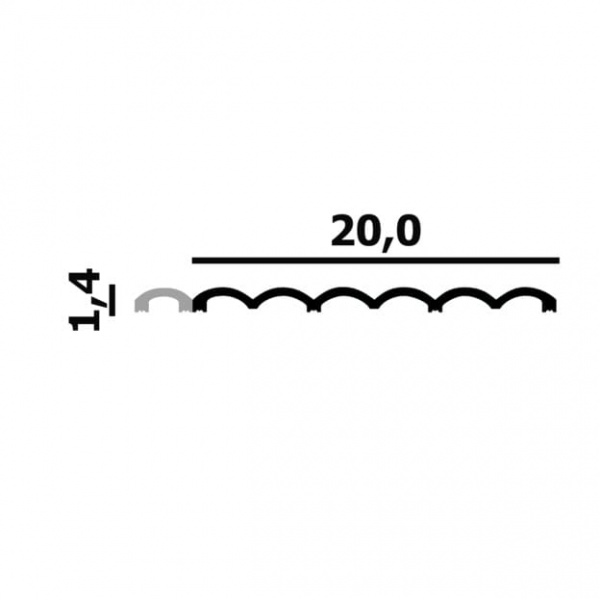 Молдинг Перфект Plus Р135-2800