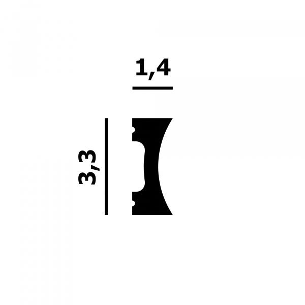 Молдинг Перфект Plus Р237-2800