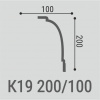 Карниз потолочный Bello Deco К19 200/100