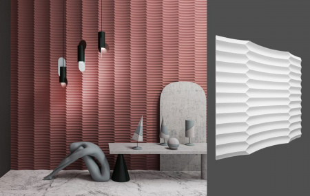 Гипсовая 3D панель Deco Line M-42