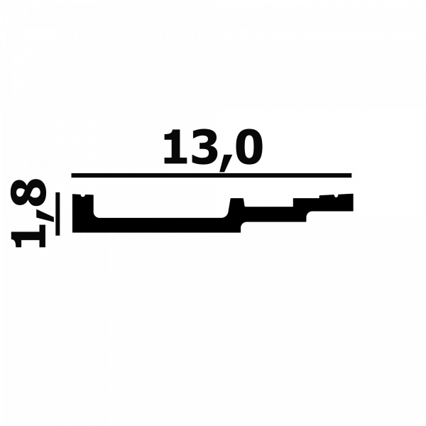 Плинтус напольный Перфект Plus Р110