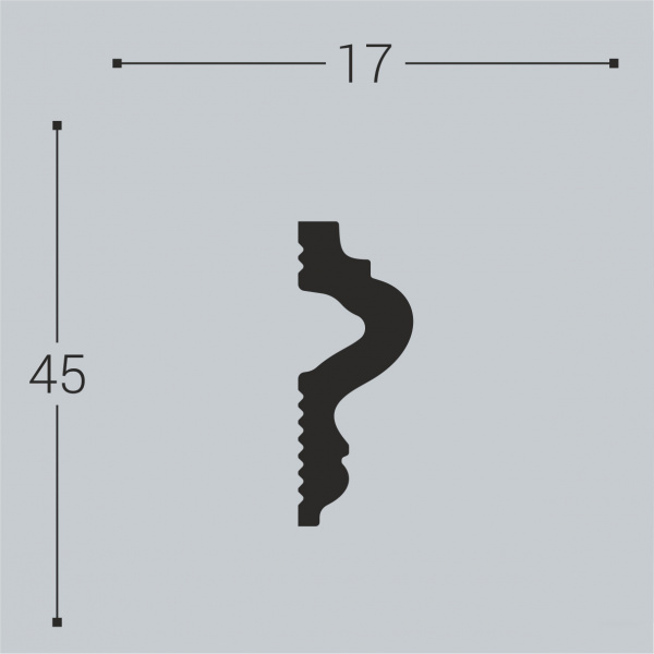Молдинг Bello Deco М10 45/17