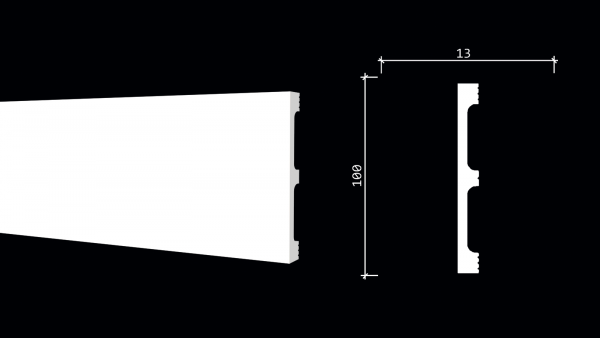 Плинтус напольный DECOR DIZAYN DD709