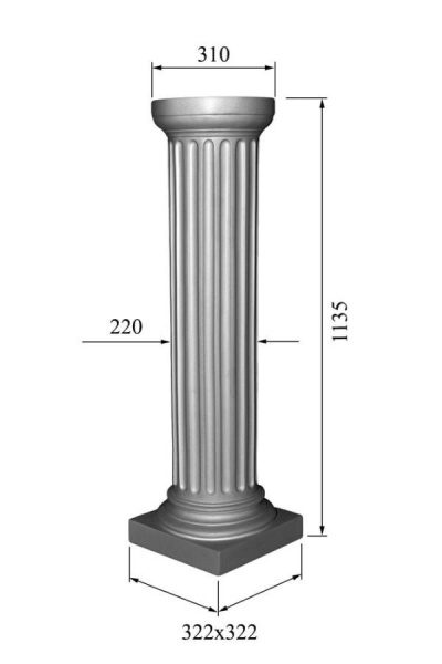 Пьедестал DECORUS PT-014